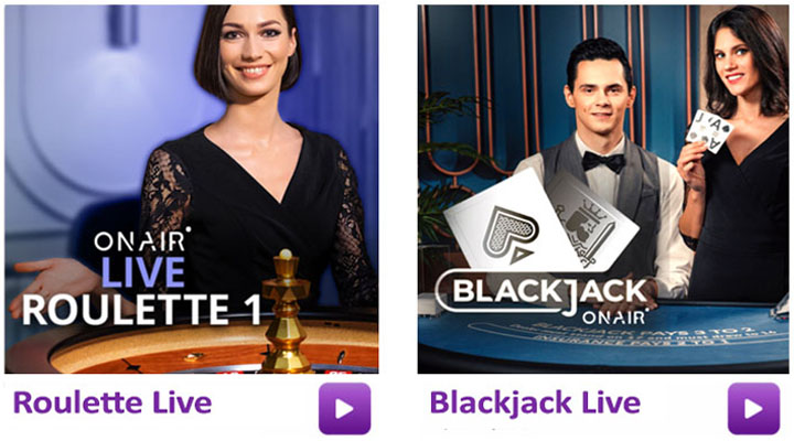Live games with Jackpot City dealers