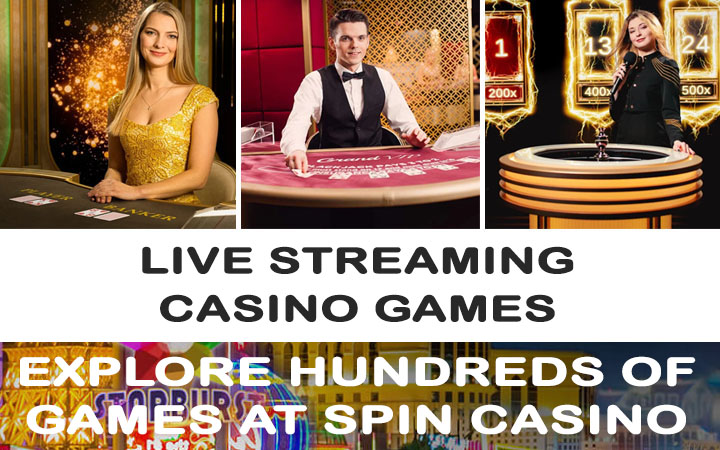 Jeux en Live au Spin Casino