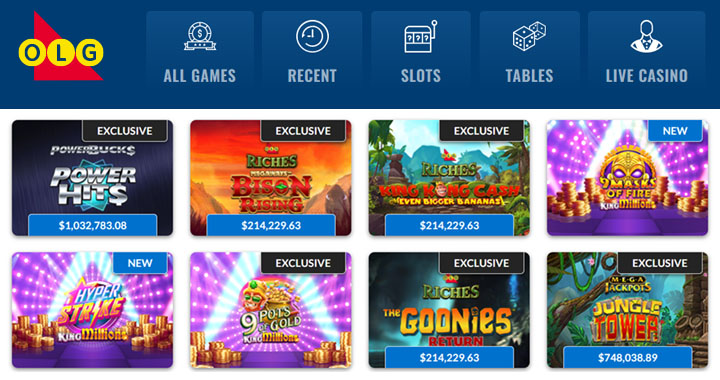 OLG Games Site